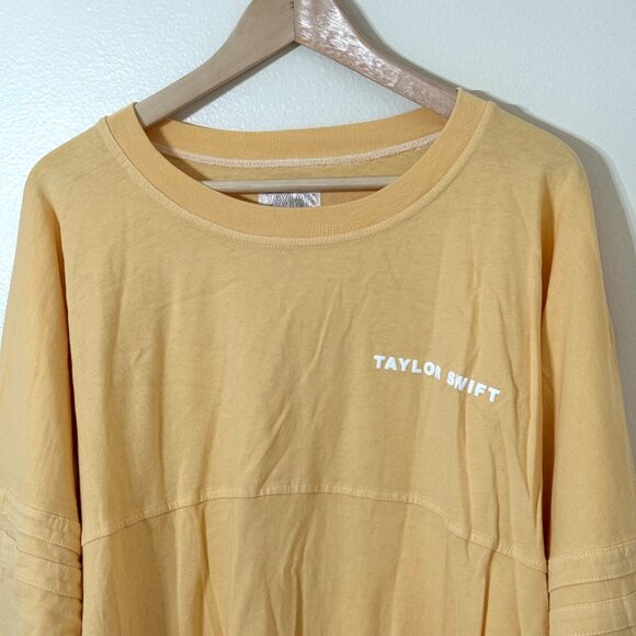 RARE Taylor Swift Golden Like Daylight Yellow Spirit Jersey T-Shirt HTF - Picture 2 of 9
